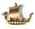 9ct Viking Longboat