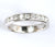 18ct white 3/4ct 1/2 eternity