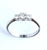 18ct white 3 stone