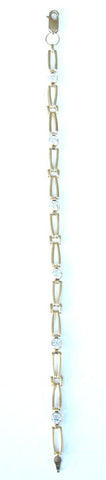 9ct gemset fan style