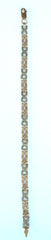9ct white & yellow gold omega style