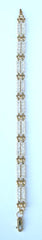 9ct double row gemset
