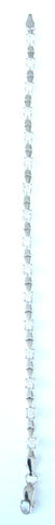 9ct white gemset