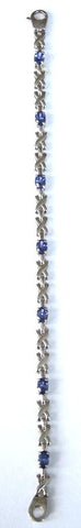 9ct white kisses with purple stones
