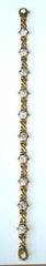 9ct gemset kisses style