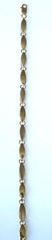 9ct double plain oval