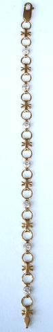 9ct gemset & butterfly style
