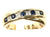 9ct Diamond & Sapphire Twist Band