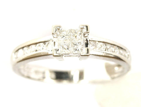 9ct White .33ct