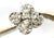 9ct white flower cluster(0.10points)