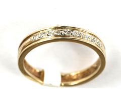 9ct yellow 9stone  band