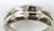 9ct white double diamond band (0.15points)