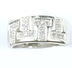 9ct white diamond T"s