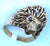 9ct gemset lionshead