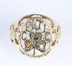 9ct gemset celtic