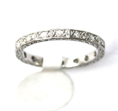 Platinium diamond eternity