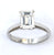 18ct white princecut solitaire(approx 2.5ct)