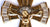 9ct gemset crucifix