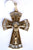 9ct gemset crucifix