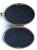 9ct patterned oval