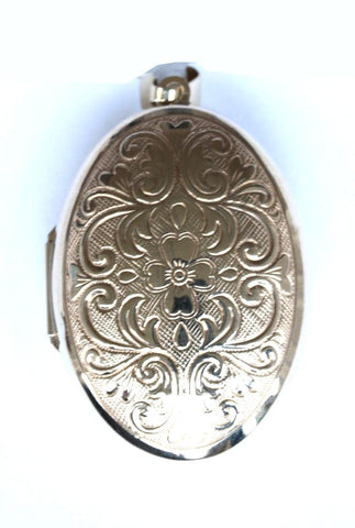 9ct patterned oval