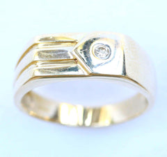 9ct diamond gents