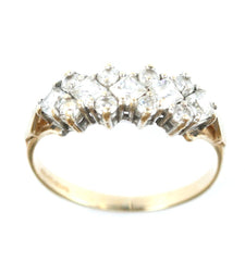 9ct yellow cubic zirconia