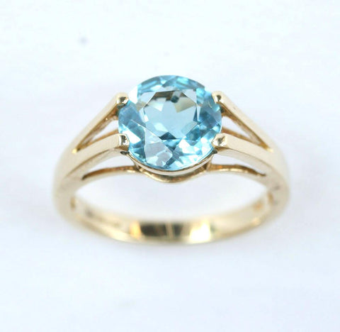 9ct blue stone