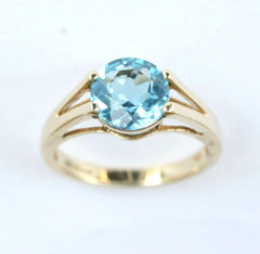 9ct blue stone