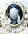 9ct sapphire & diamond chips
