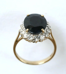 9ct sapphire & diamond chips