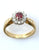 18ct diamond & ruby