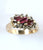 9ct diamond & ruby