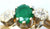 9ct diamond & emerald