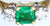 18ct diamond & emerald