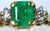 18ct diamond & emerald