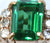 9ct diamond & emerald