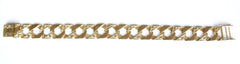 9ct plain & fancy link (approx 32g)