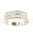 9ct 2 row diamond[white gold]