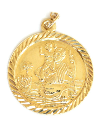 9ct St christopher