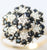 9ct diamond & sapphire cluster