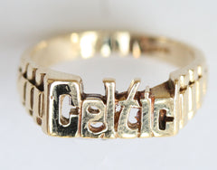 9ct plain celtic