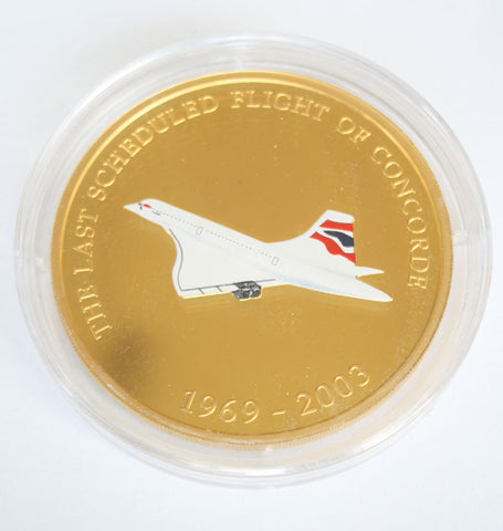 Last Scheduled Flight of Concorde Gold Coin