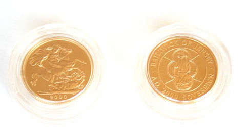 2000 Gold Proof Sovereign 2 coin set