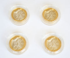 The Commonwealth Games 4 Gold coin set