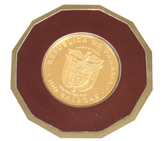 1975 100 Balboa Gold Coin Panama