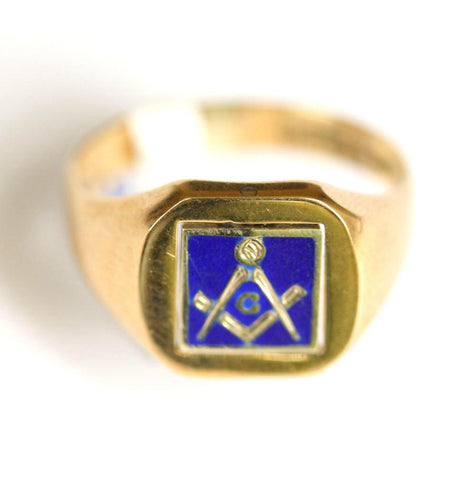 Masonic Gold Ring
