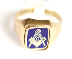 Masonic Gold Ring