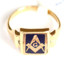 Masonic Gold Ring
