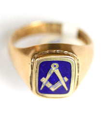 Masonic Gold Ring